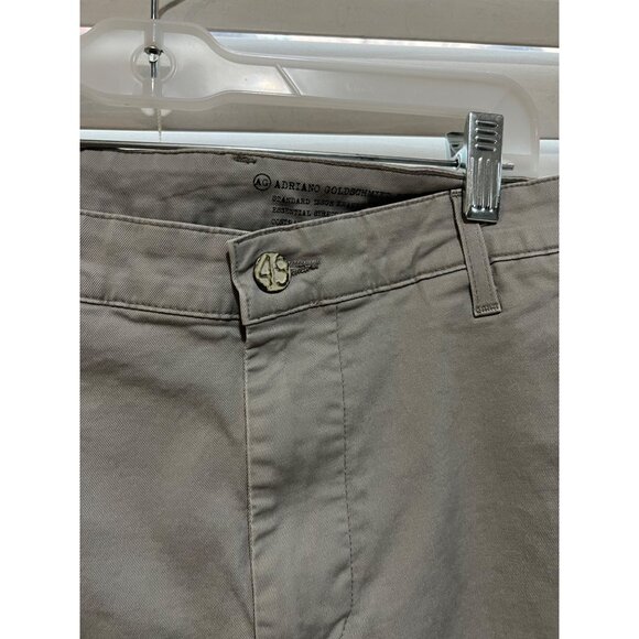 Adriano Goldschmied Straight Leg Gray Chinos - Size 34x28 - Picture 2 of 6